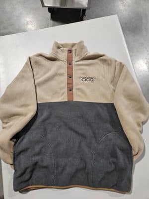Polaire sable zip 1/4