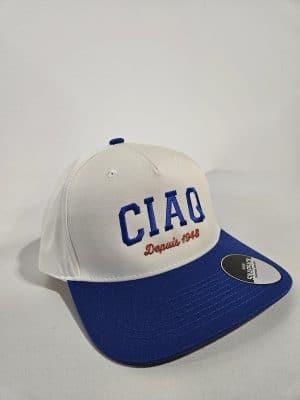 Casquette beige/ bleu