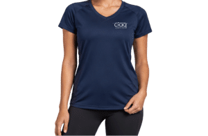 T-shirt marine femme